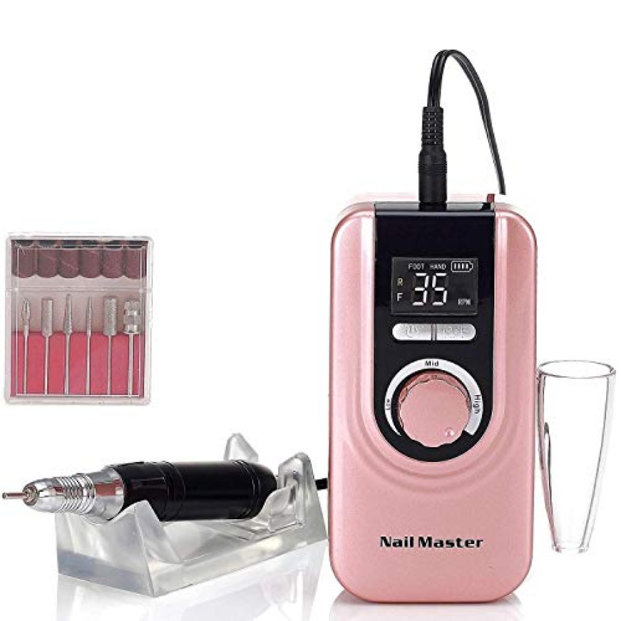 Nail Drill Machine - Miss Sweet RPM35000 Professional Rechargeable Portable