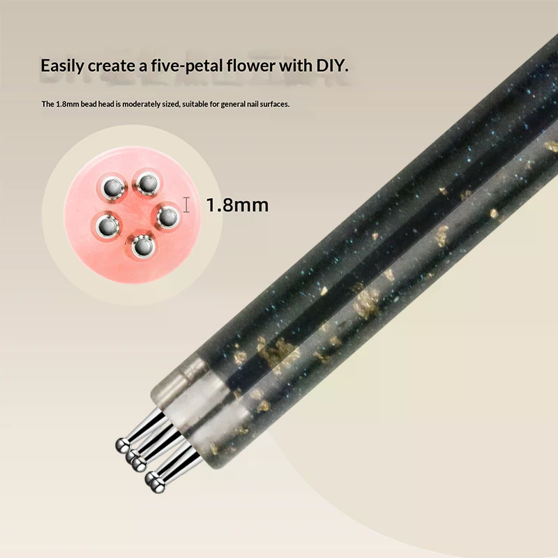 5 Petal Flower Nail Dotting Pe - Nail Art One Stroke incelemesi ve fiyatı