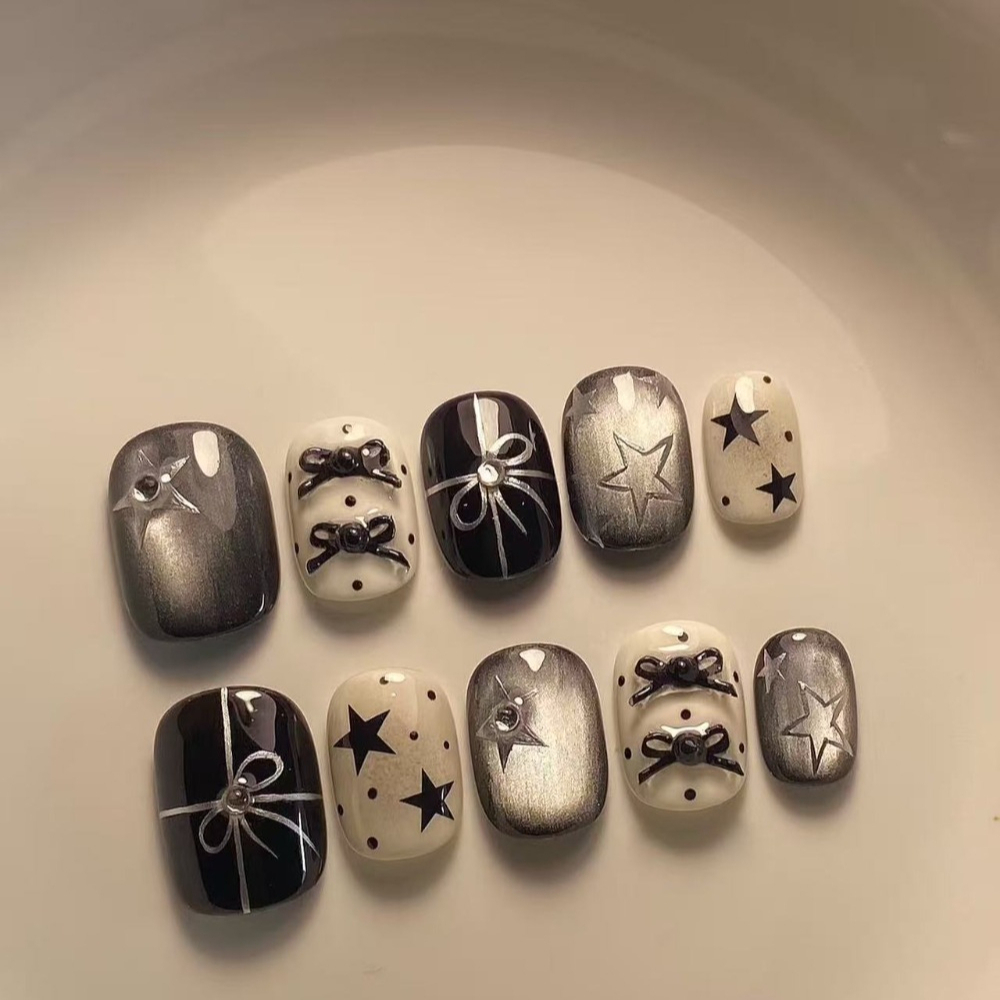 10 Pieces Autumn Winter Simple - Nail Art Cat Eye Simple incelemesi ve fiyatı
