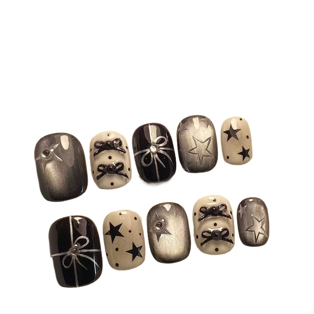 10 Pieces Autumn Winter Simple - Nail Art Cat Eye Simple incelemesi ve fiyatı