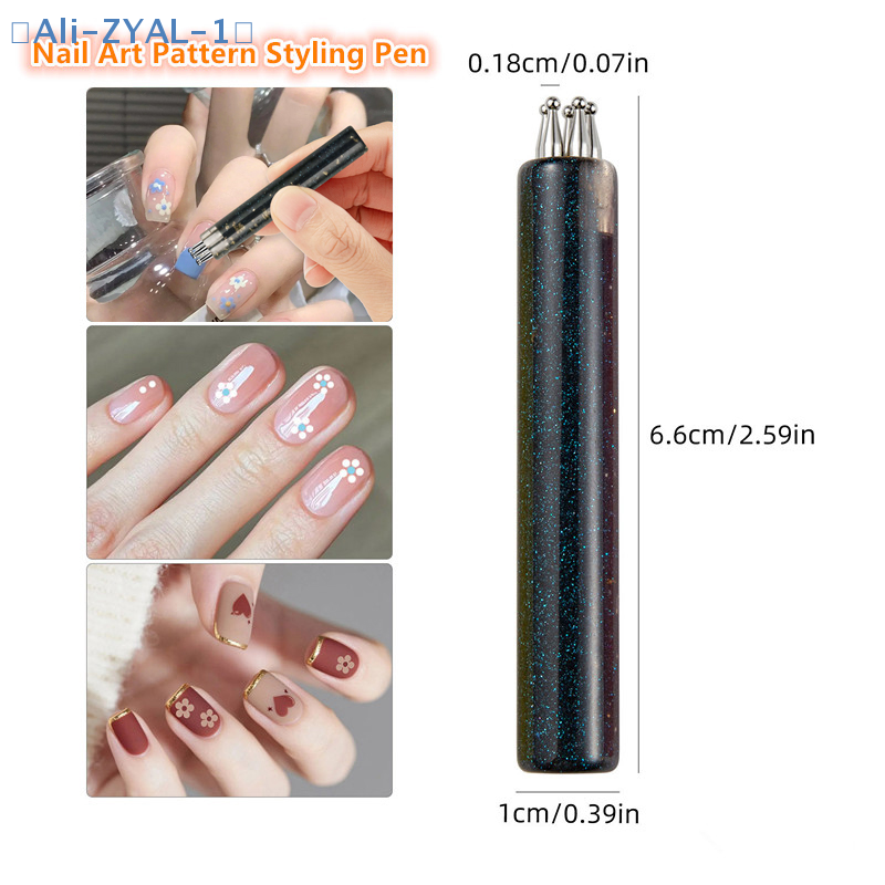 【ZYAL-1】1Pcs 5 Petal Flower Na - Nail Art One Stroke incelemesi ve fiyatı