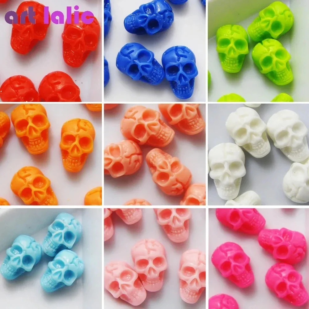 20Pcs Nail Art 3D Skull Bone D - Nail Art Xl incelemesi ve fiyatı