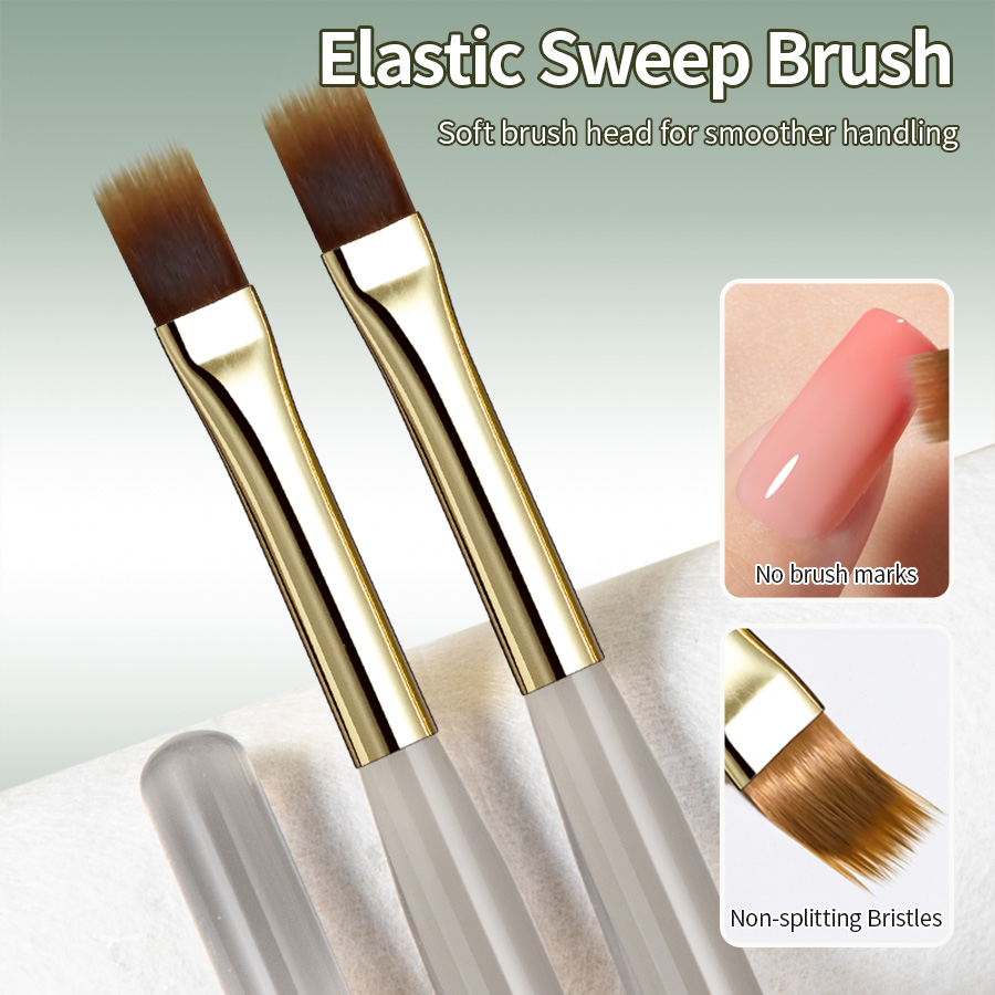 2 nail brushes Elastic sweepin - Nail Art One Stroke incelemesi ve fiyatı