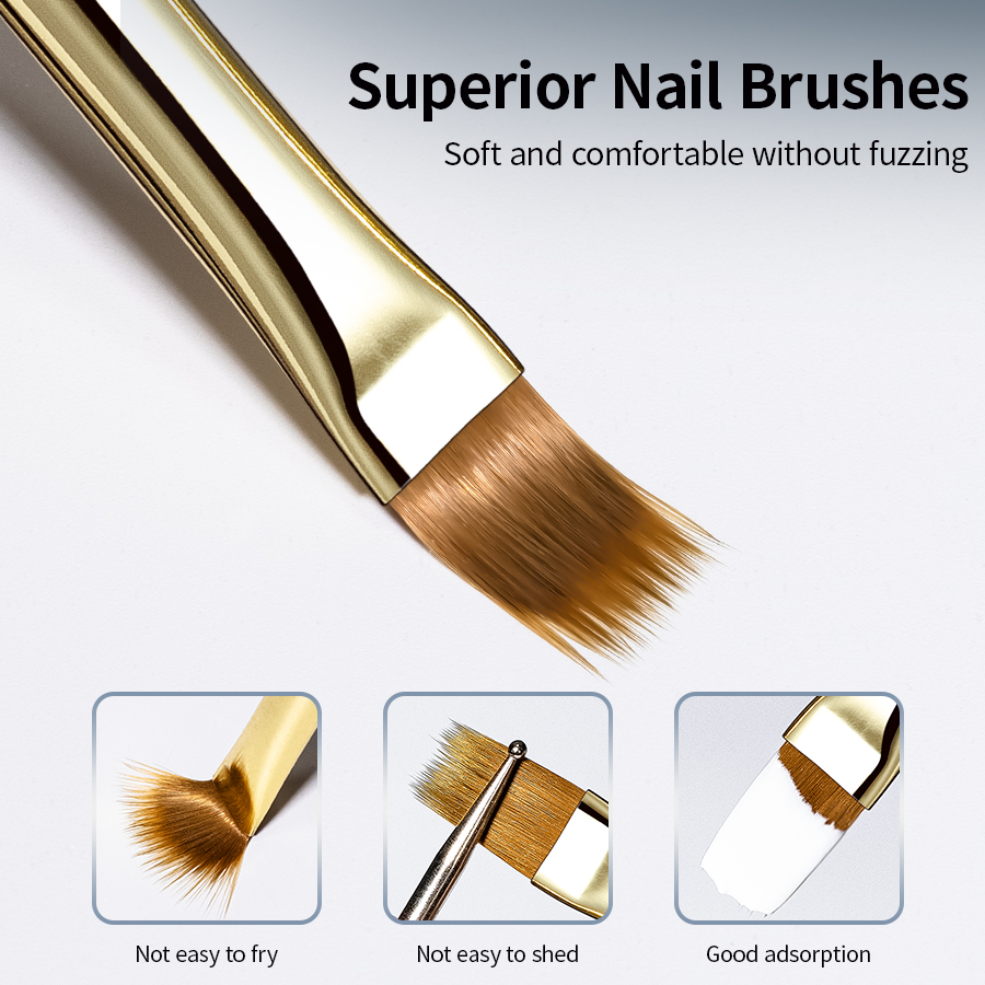 2 nail brushes Elastic sweepin - Nail Art One Stroke incelemesi ve fiyatı