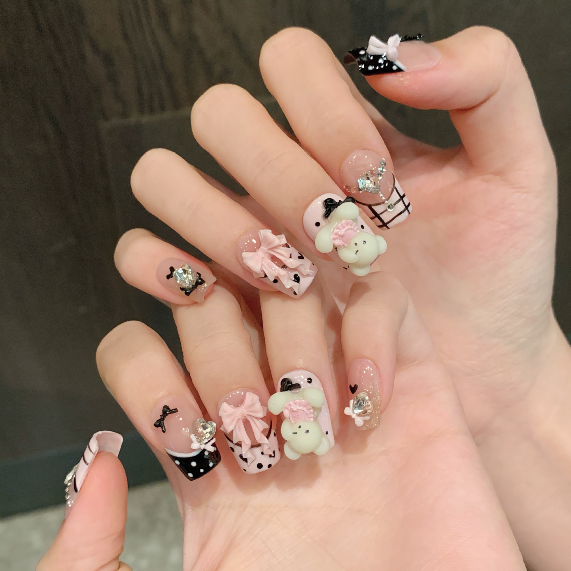 10pcs Pure Hand Pressed Stilet - Nail Art Emerald incelemesi ve fiyatı