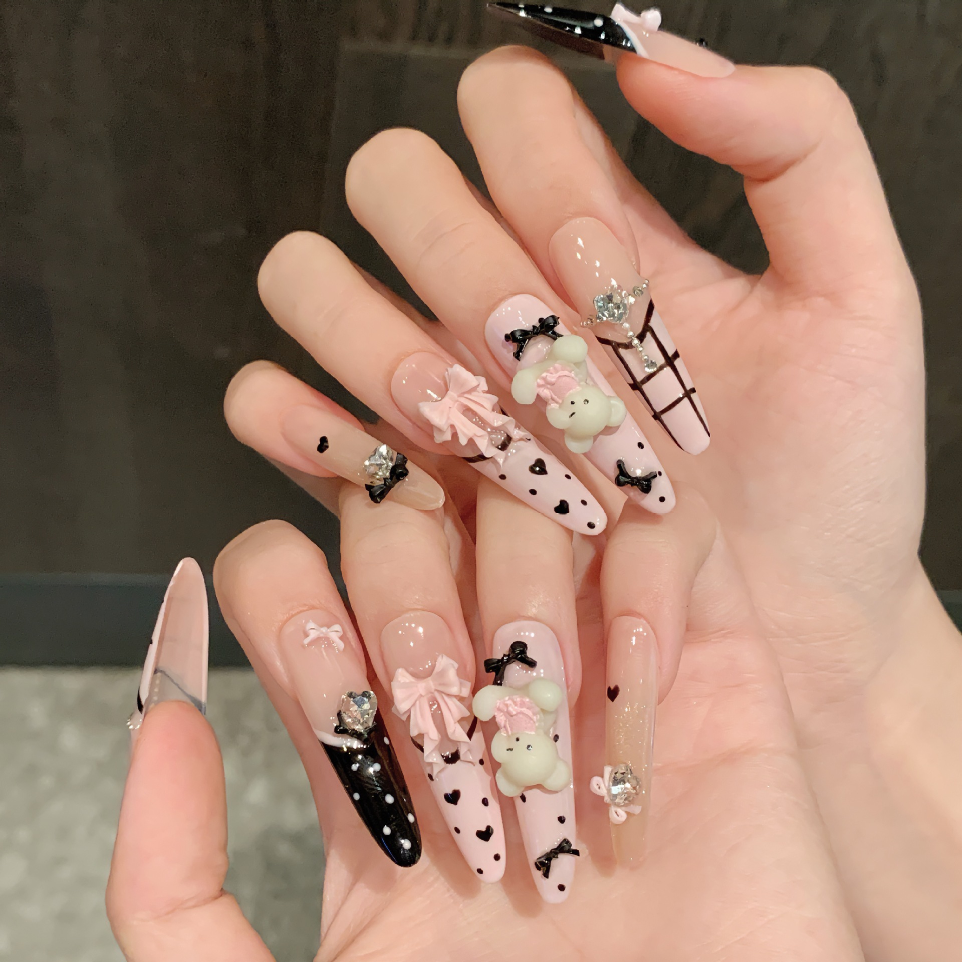 10pcs Pure Hand Pressed Stilet - Nail Art Emerald incelemesi ve fiyatı