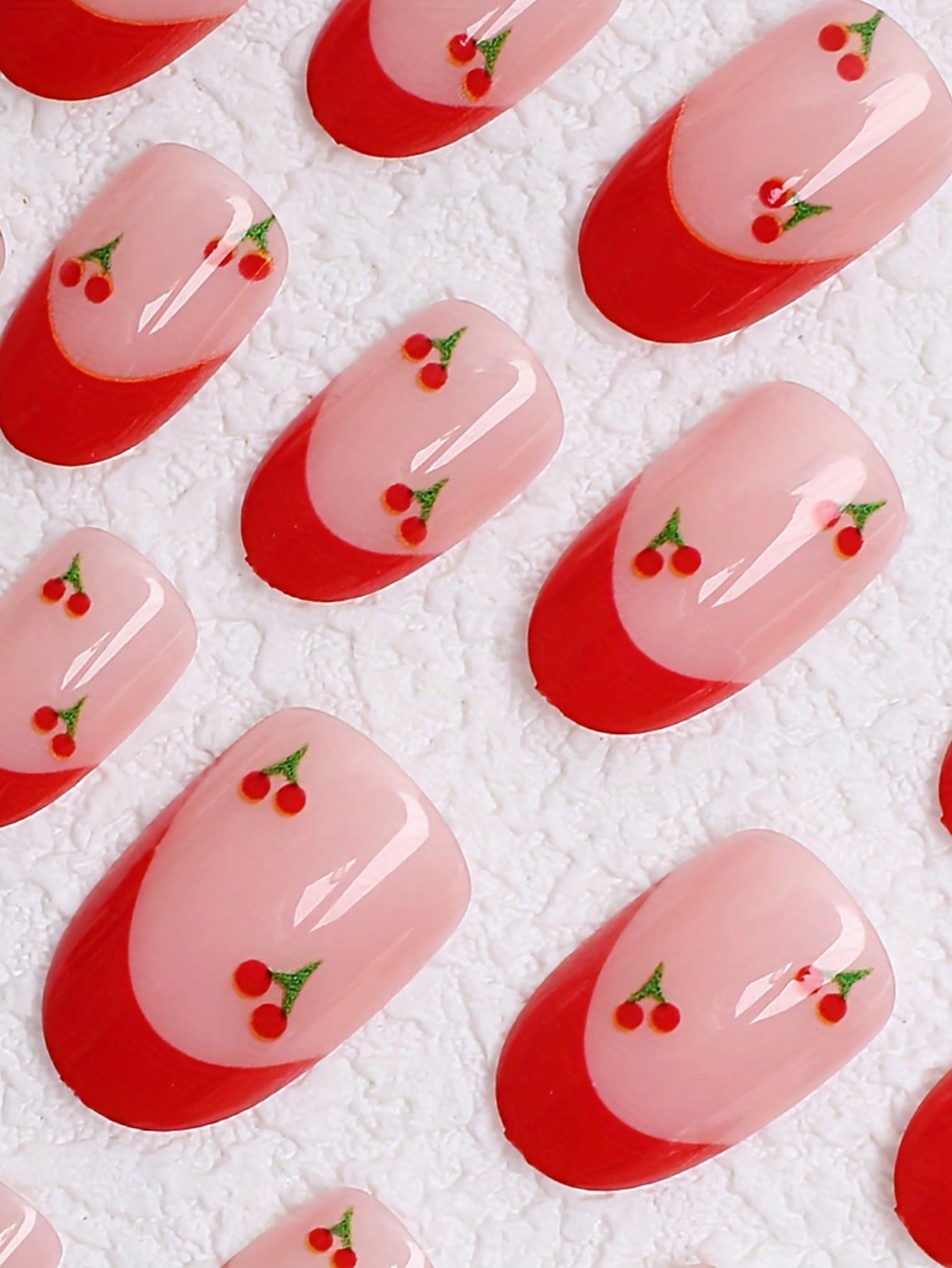 French Sakura Press On Nails 2 - Nail Art Red incelemesi ve fiyatı