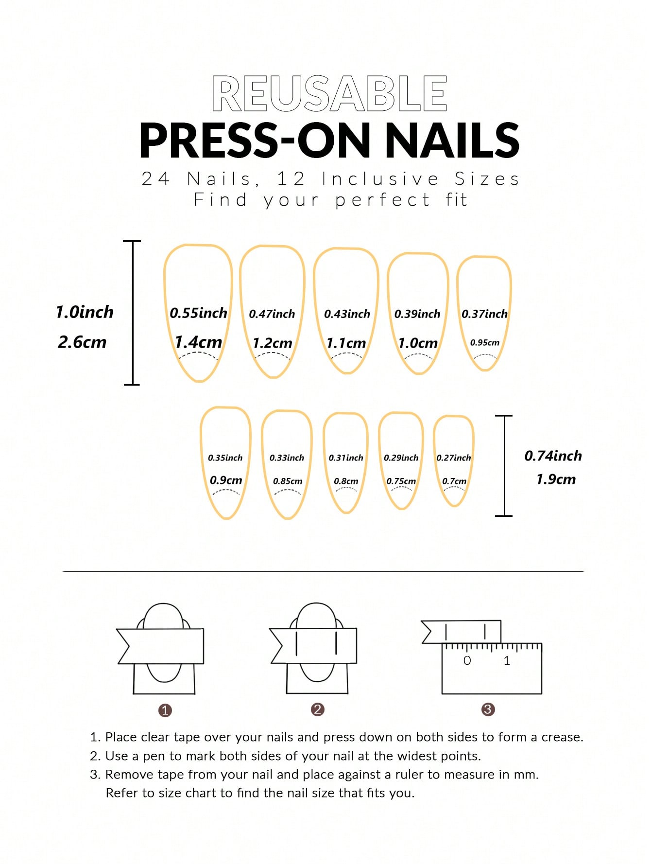 French Sakura Press On Nails 2 - Nail Art Red incelemesi ve fiyatı