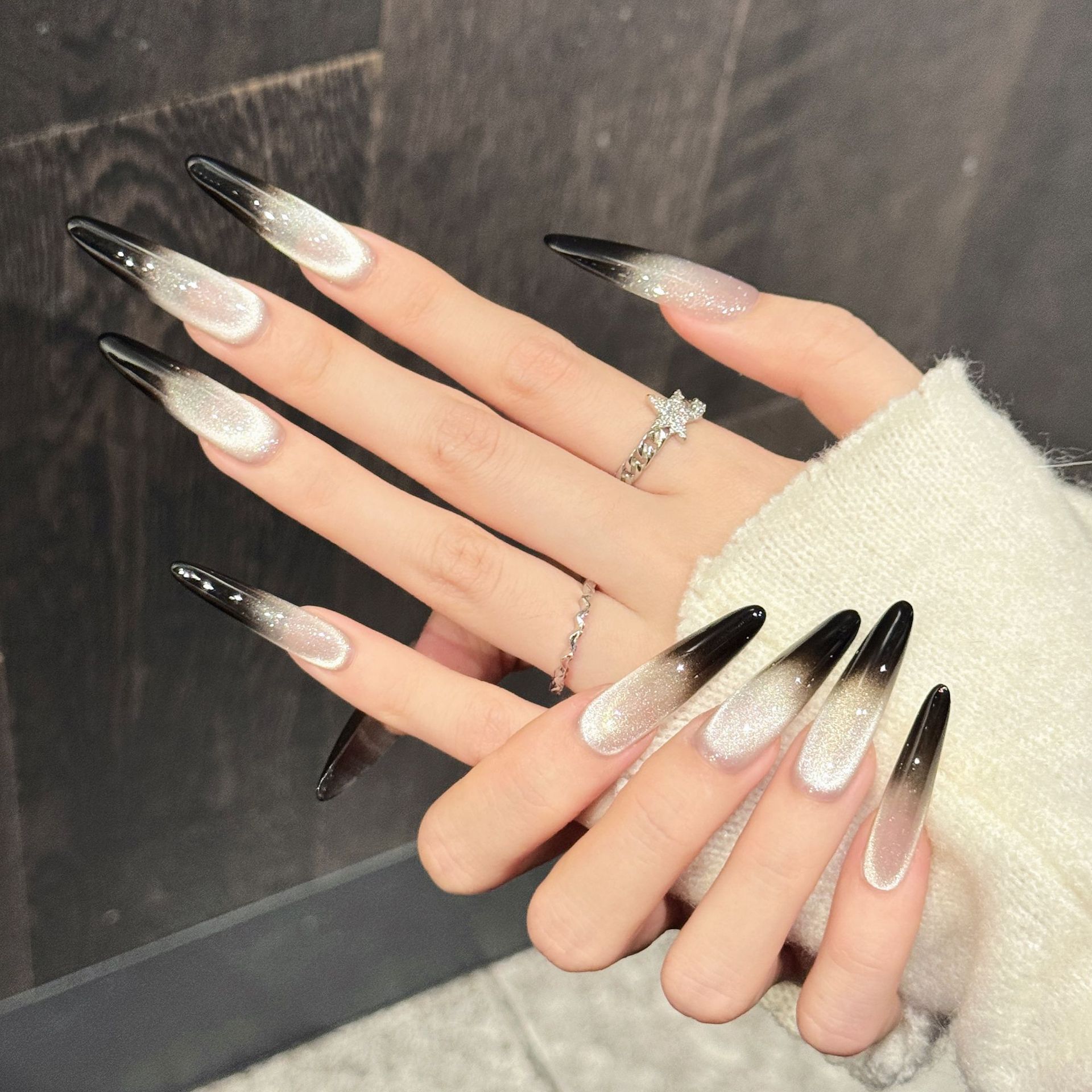 10pcs Pure Hand Pressed Stilet - Nail Art Emerald incelemesi ve fiyatı