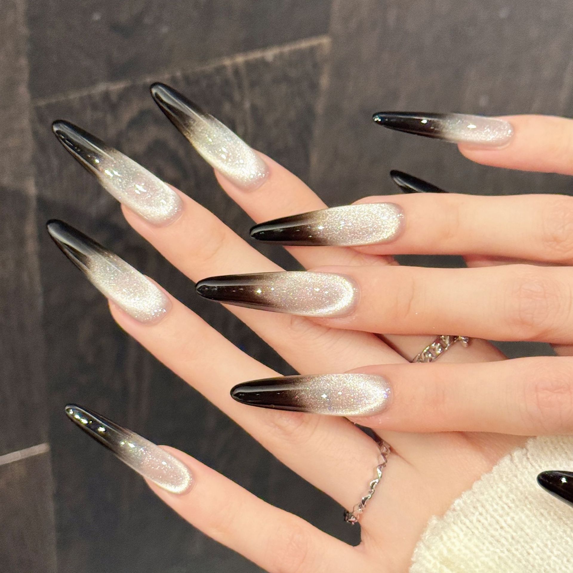 10pcs Pure Hand Pressed Stilet - Nail Art Emerald incelemesi ve fiyatı