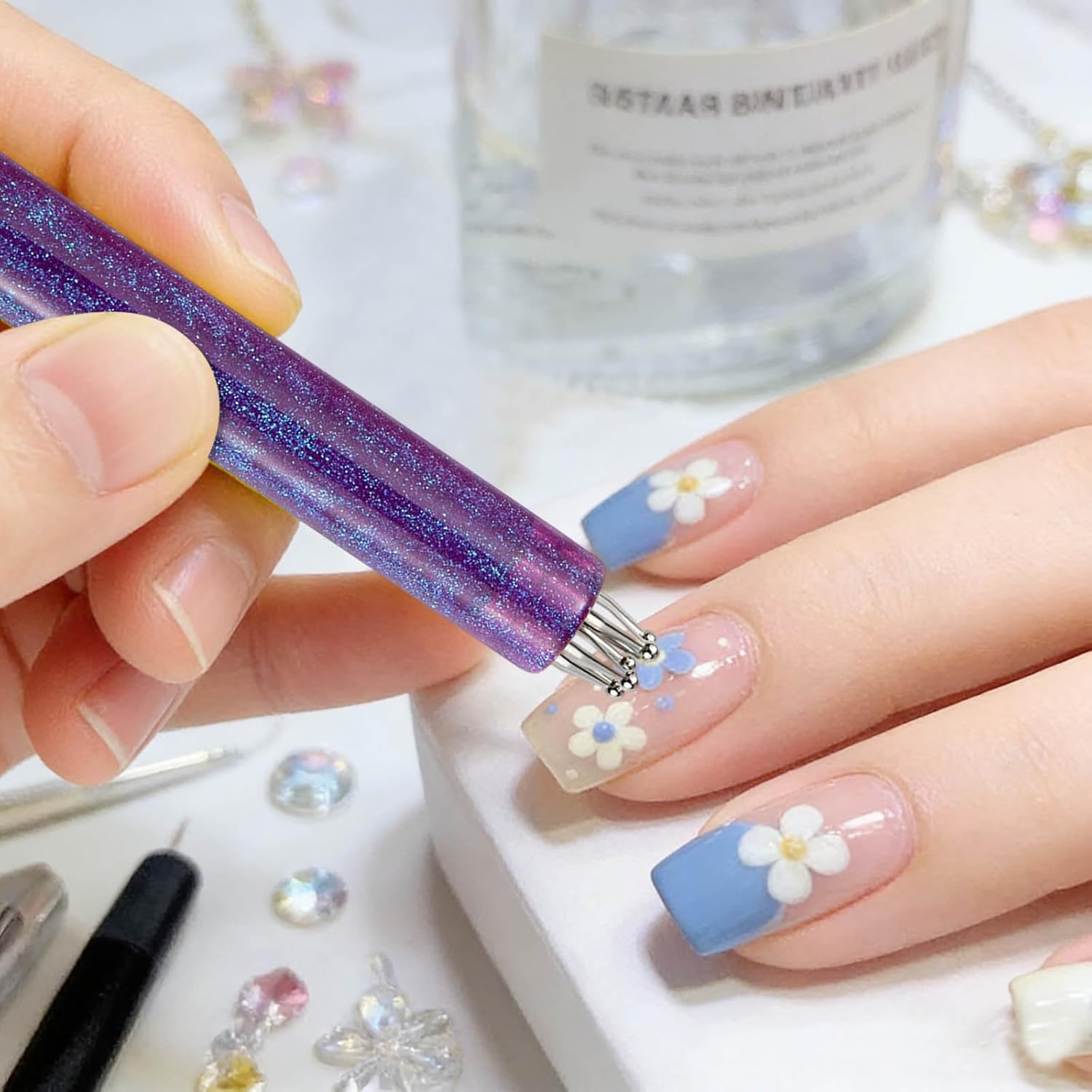 5 Petal Flower Nail Dotting Pe - Nail Art One Stroke incelemesi ve fiyatı