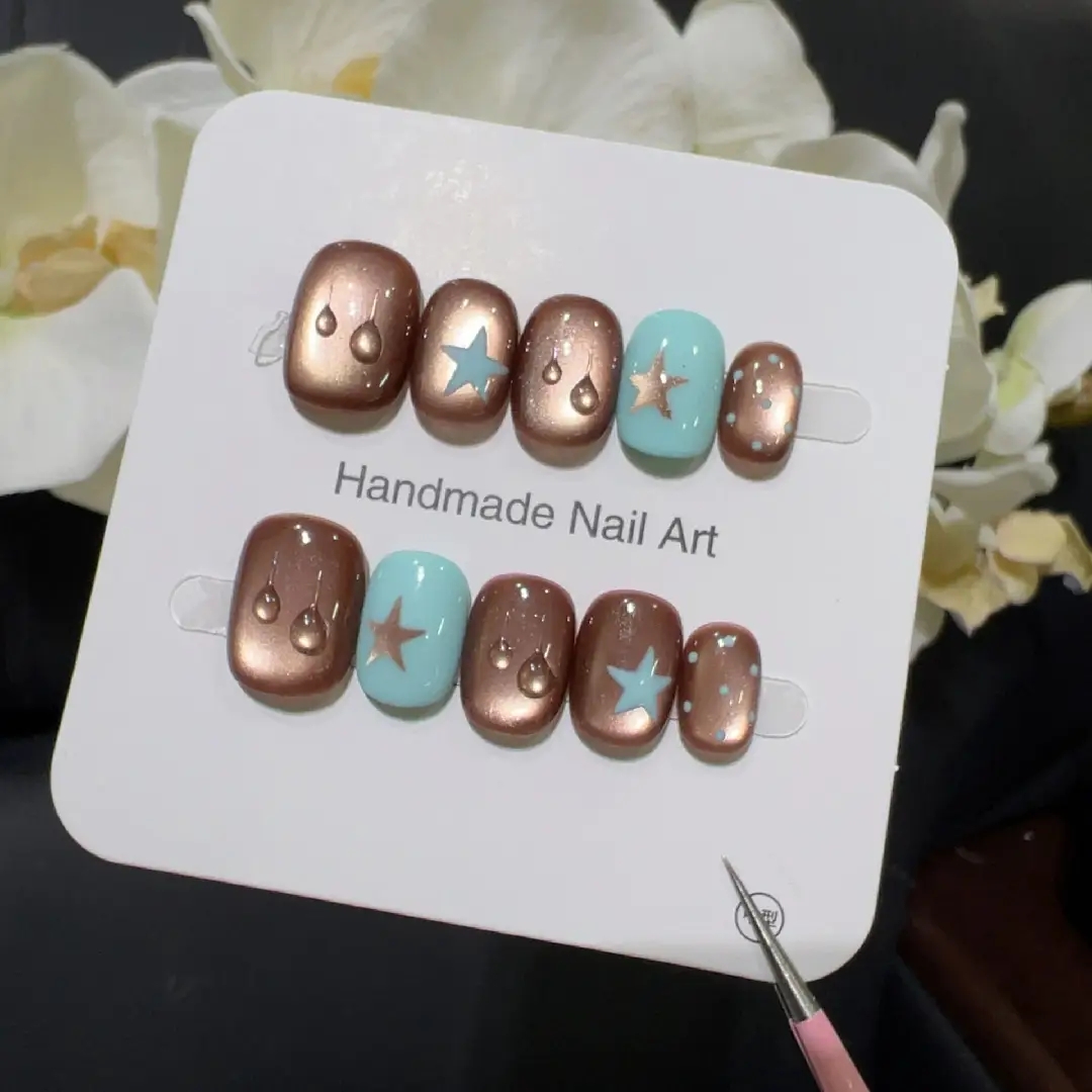 10pcs high-end Small brown wat - Nail Art Emerald incelemesi ve fiyatı