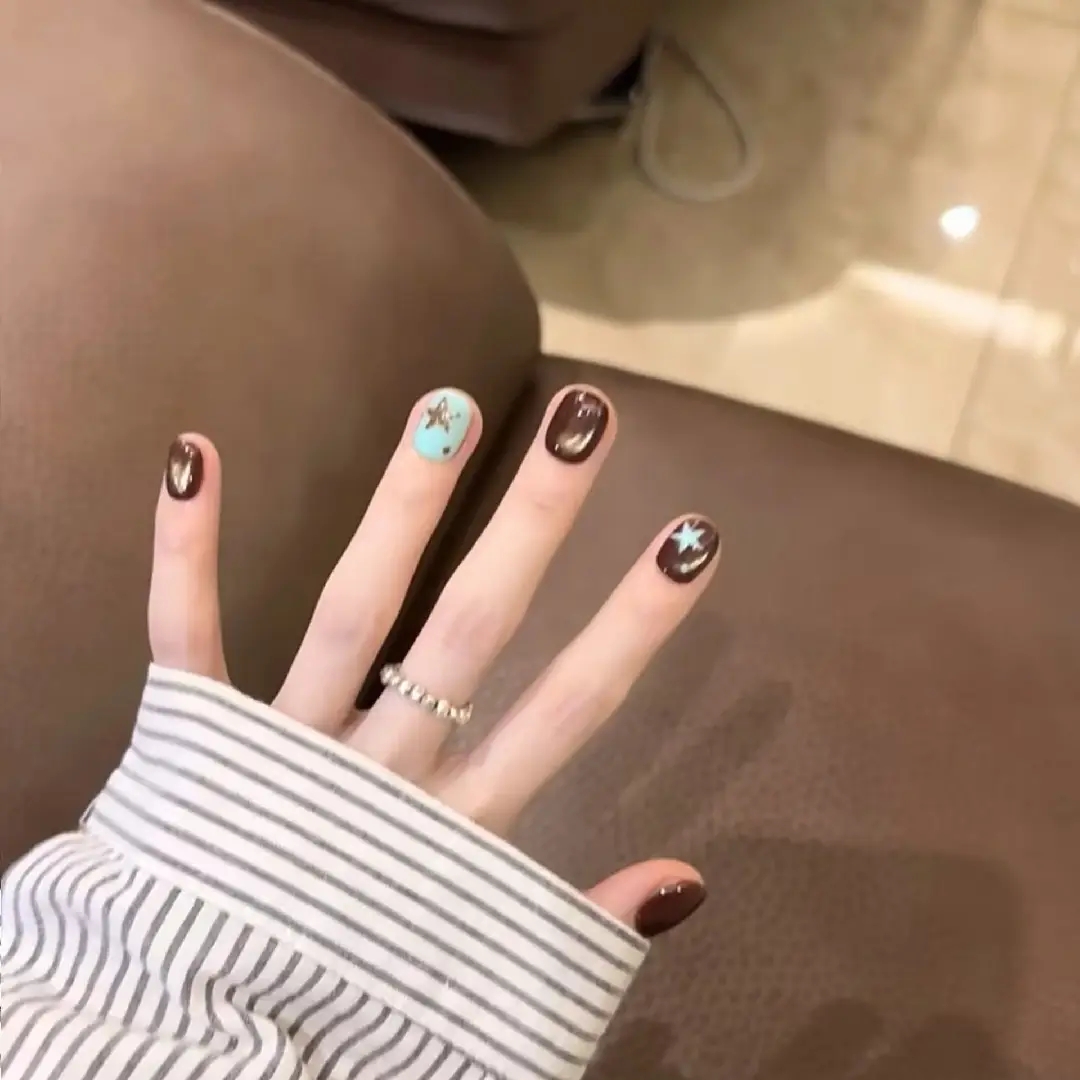 10pcs high-end Small brown wat - Nail Art Emerald incelemesi ve fiyatı
