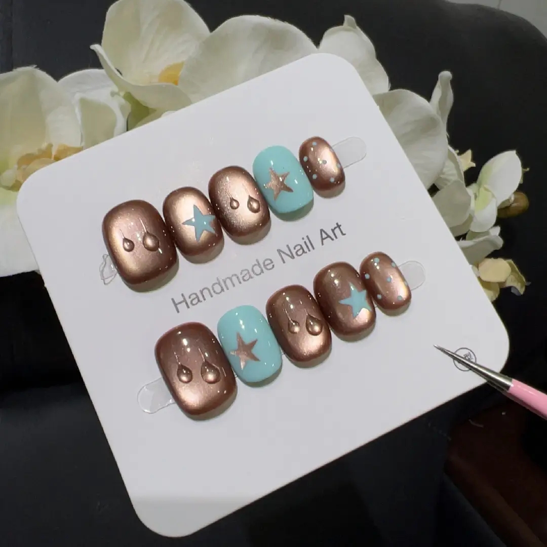 10pcs high-end Small brown wat - Nail Art Emerald incelemesi ve fiyatı