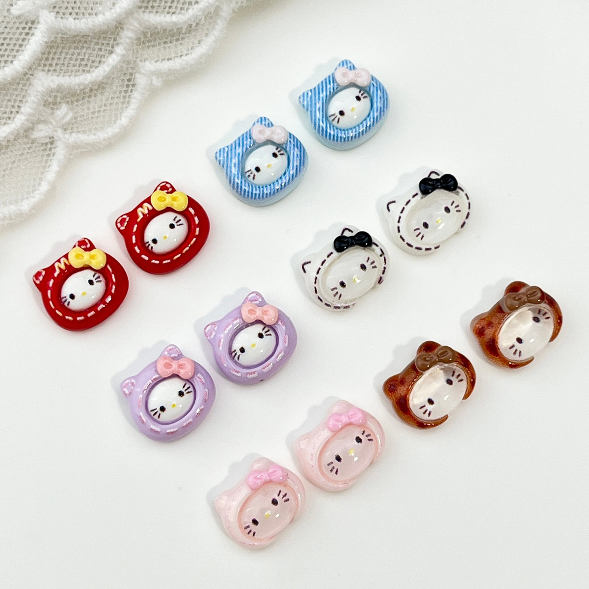 20Pcs Sweet Lovely Hello Kitty - Nail Art Emerald incelemesi ve fiyatı