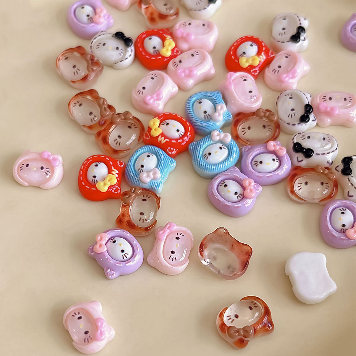 20Pcs Sweet Lovely Hello Kitty - Nail Art Emerald incelemesi ve fiyatı
