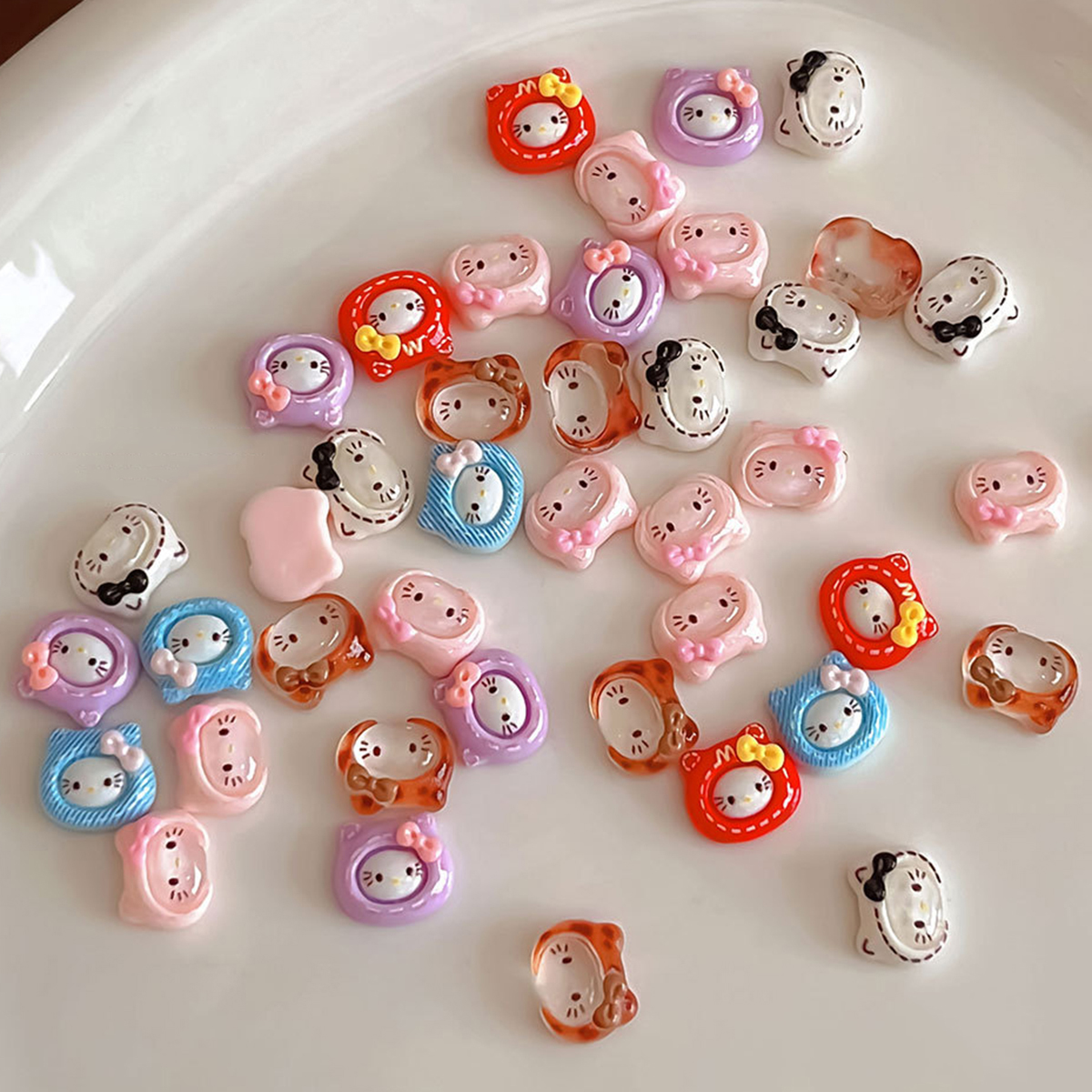 20Pcs Sweet Lovely Hello Kitty - Nail Art Emerald incelemesi ve fiyatı