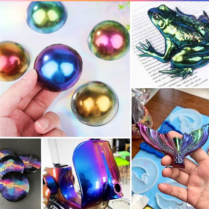 3g Chameleon Mica Powder Epoxy - Nail Art Emerald incelemesi ve fiyatı