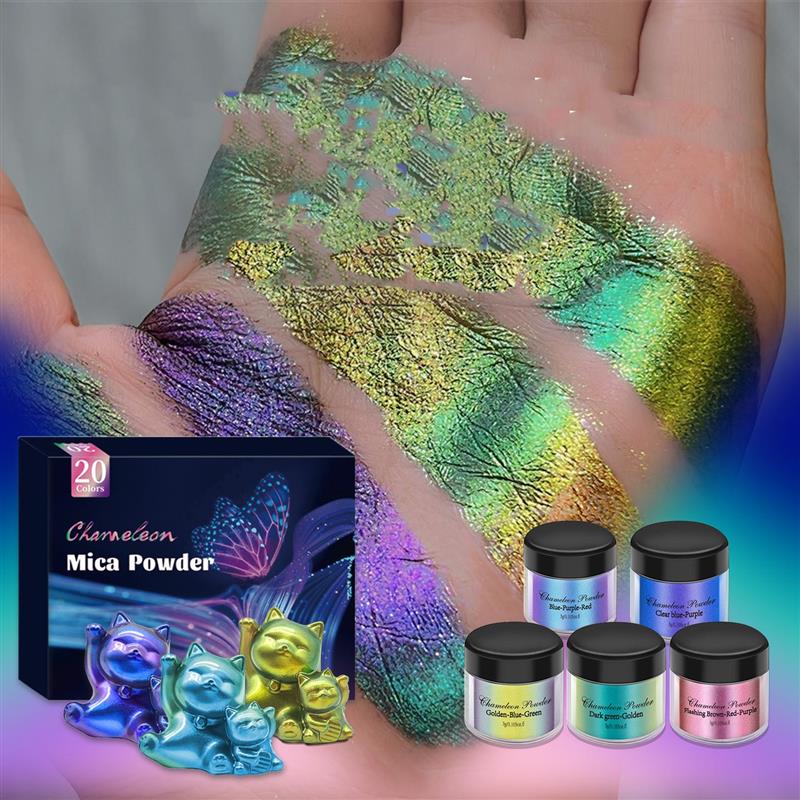 3g Chameleon Mica Powder Epoxy - Nail Art Emerald incelemesi ve fiyatı