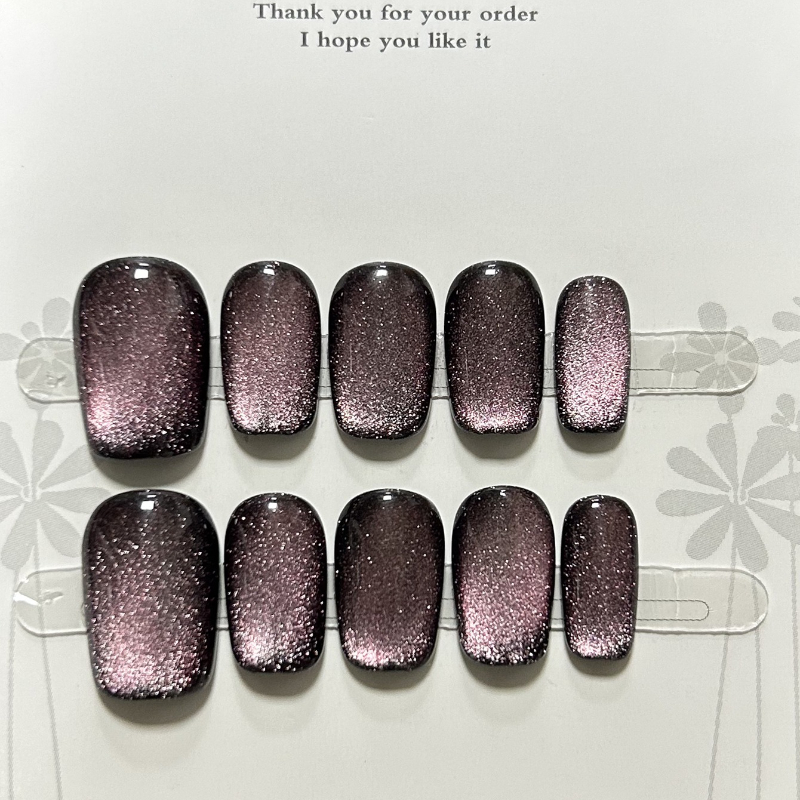 10 Pieces Mysterious Simple Sh - Nail Art Cat Eye Simple incelemesi ve fiyatı