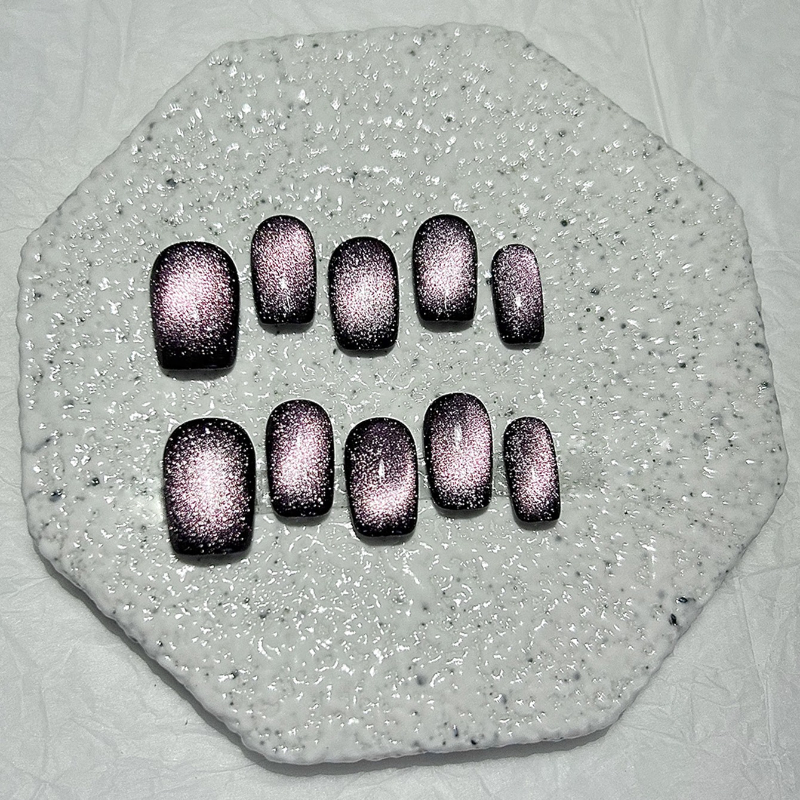 10 Pieces Mysterious Simple Sh - Nail Art Cat Eye Simple incelemesi ve fiyatı