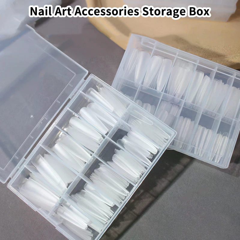 12 Grids Transparent Empty Nai - Rhinestone Nail Gem incelemesi ve fiyatı