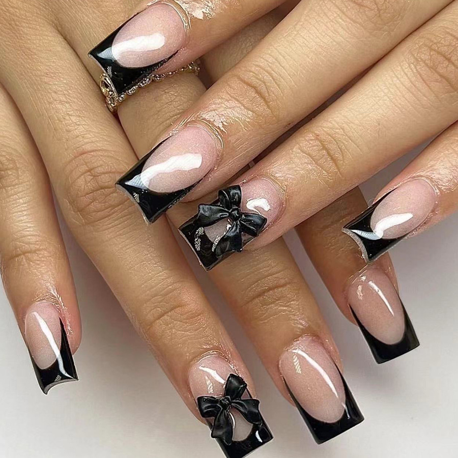 24Pcs French Tip Square Press  - Nail Art Xl incelemesi ve fiyatı