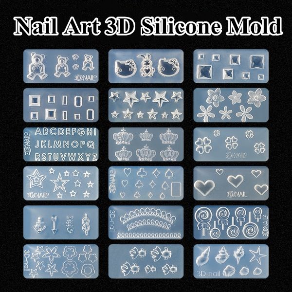 M001-M154   3D Acrylic Mold fo - Nail Art Xl incelemesi ve fiyatı