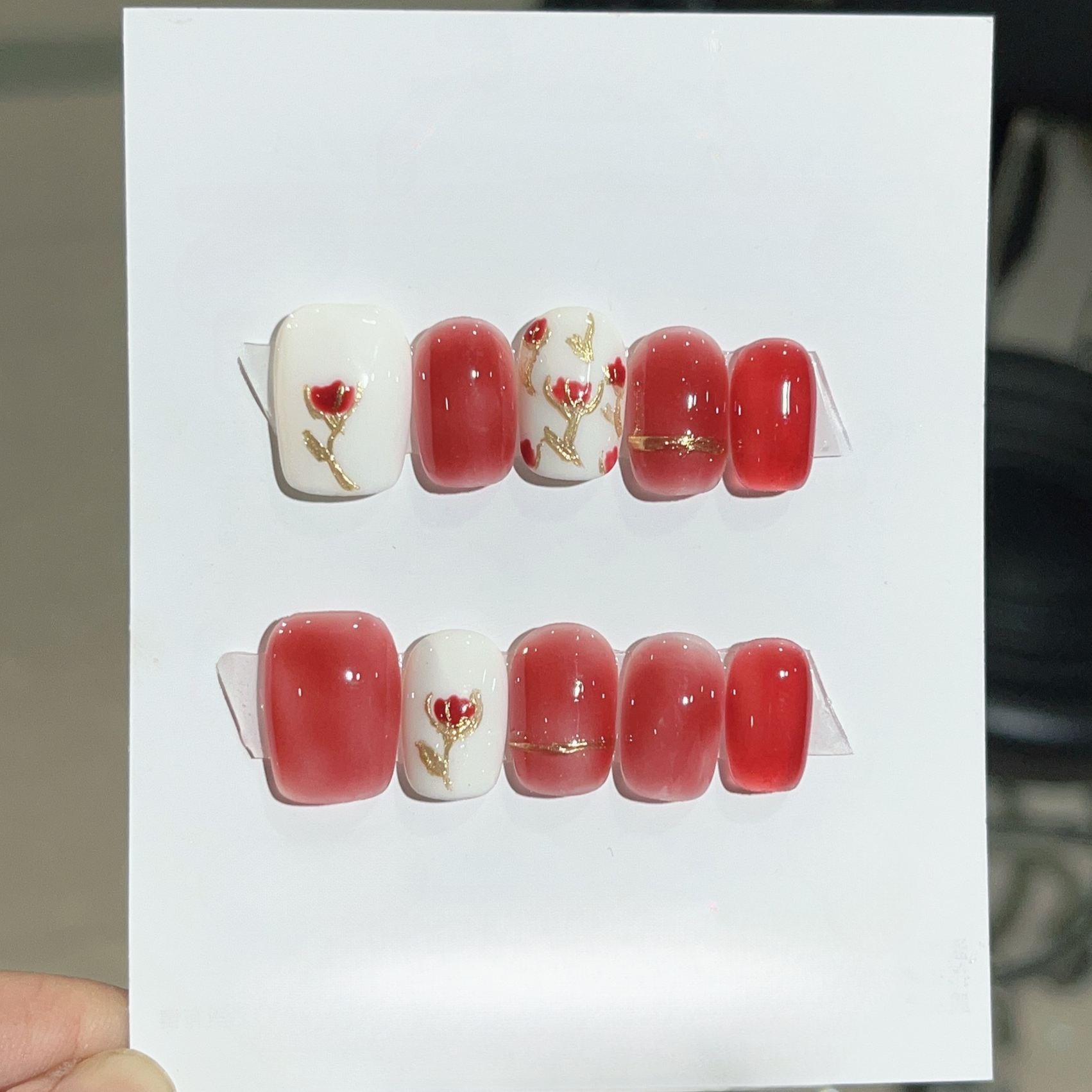 Wholesale Nail Art Crystal Cat - Nail Art Red incelemesi ve fiyatı