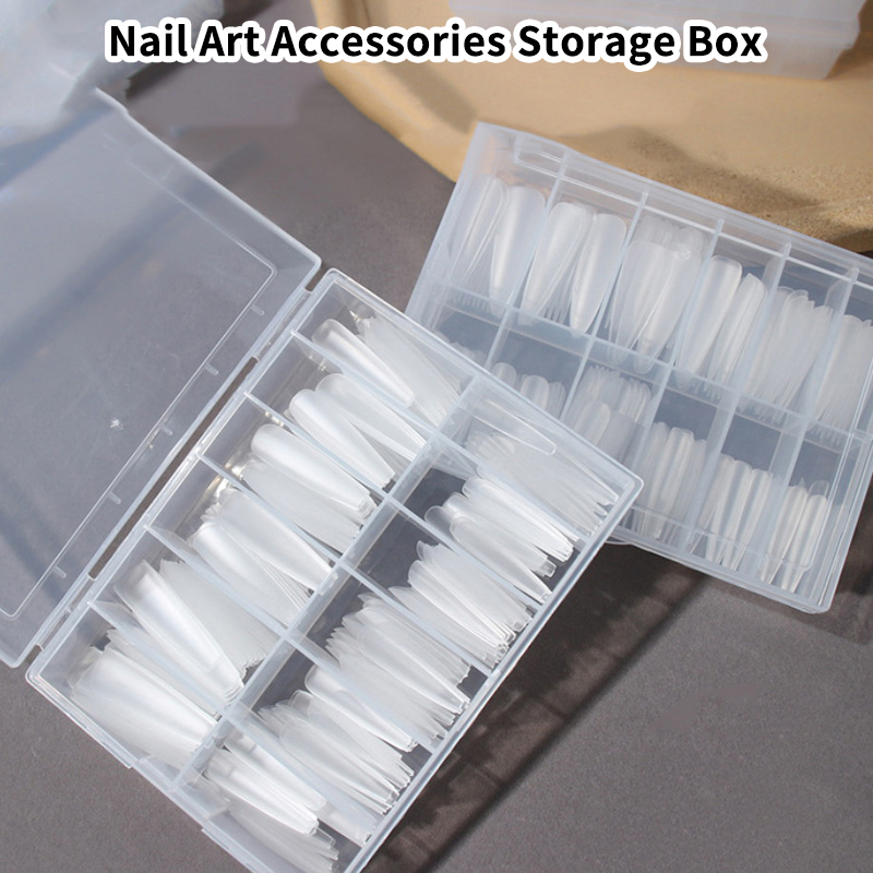 1pcs 12 Grids Transparent Empt - Rhinestone Nail Gem incelemesi ve fiyatı