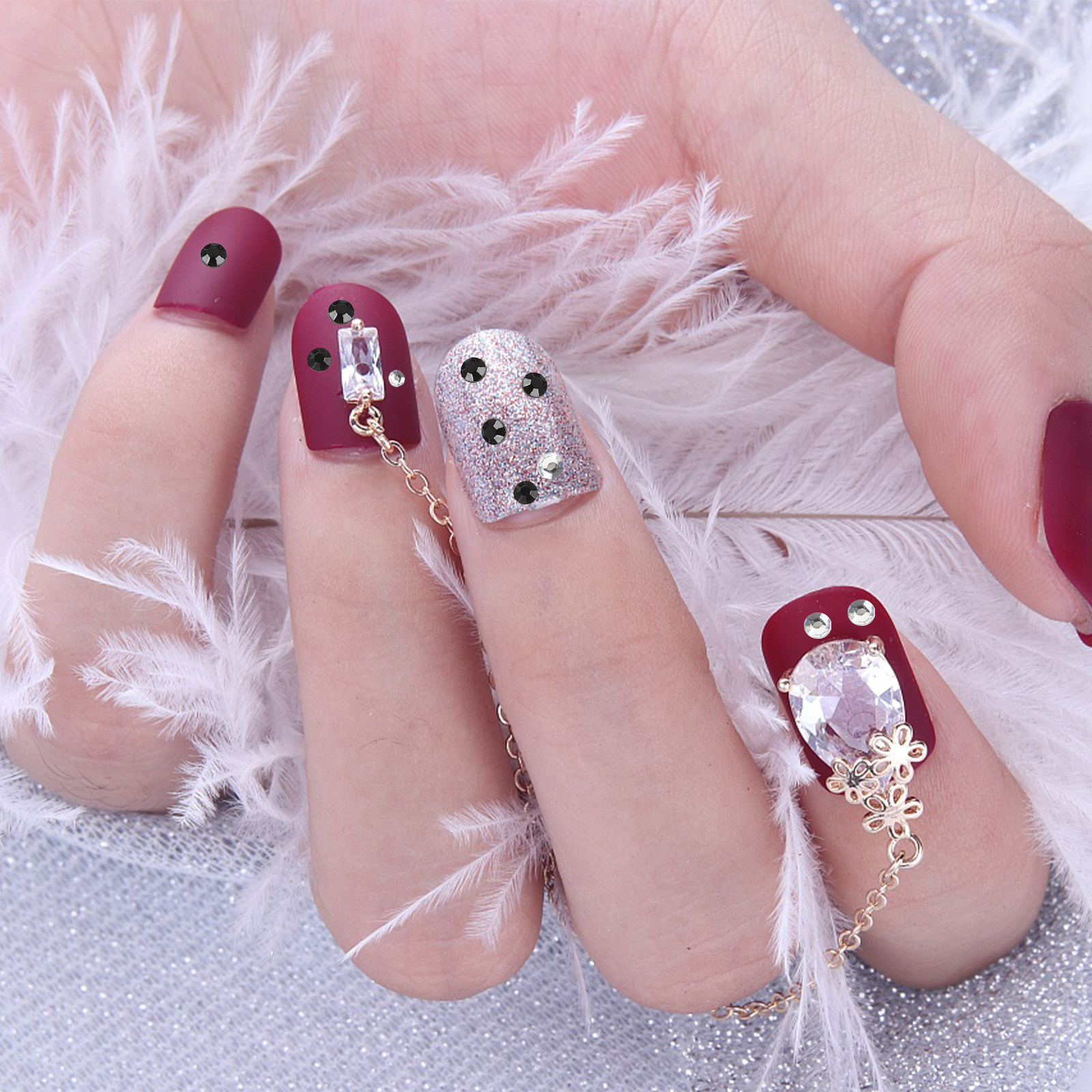10Pcs Water Drill Decoration S - Rhinestone Nail Gem incelemesi ve fiyatı