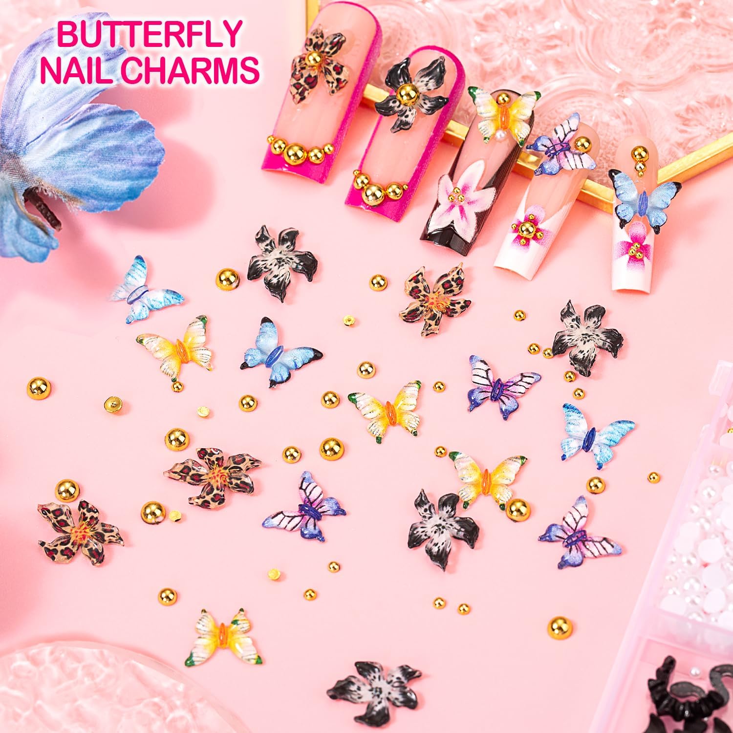 8000pcs 3D Nail Charms & Gems  - Rhinestone Nail Gem incelemesi ve fiyatı