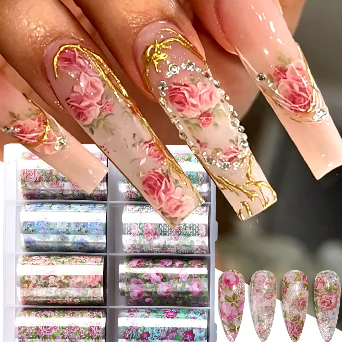 10pcs Vintage Blending Spring  - Nail Art Vintage incelemesi ve fiyatı