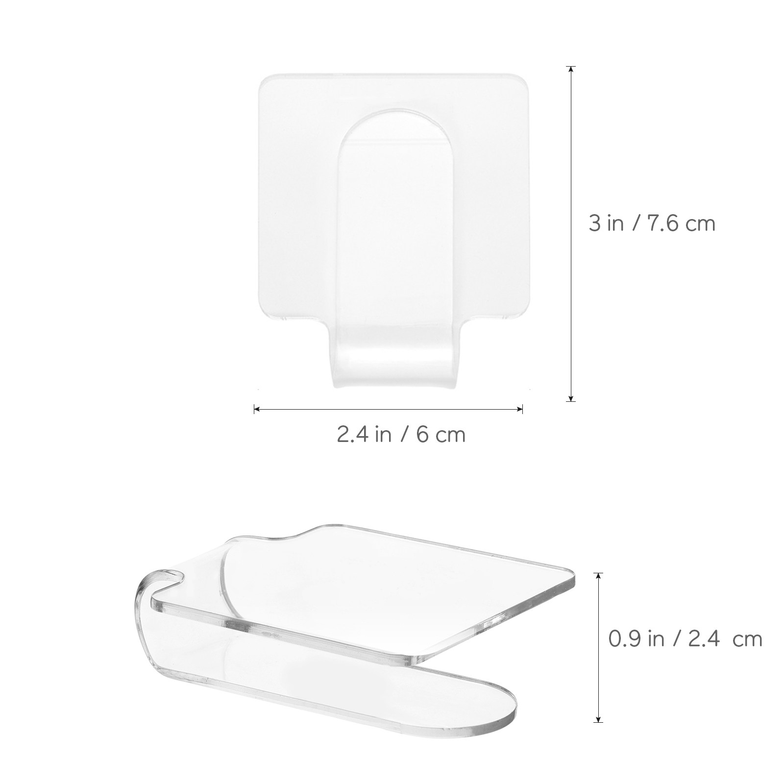 3Pcs Portable Clear Acrylic Ma - Nail Art Red incelemesi ve fiyatı