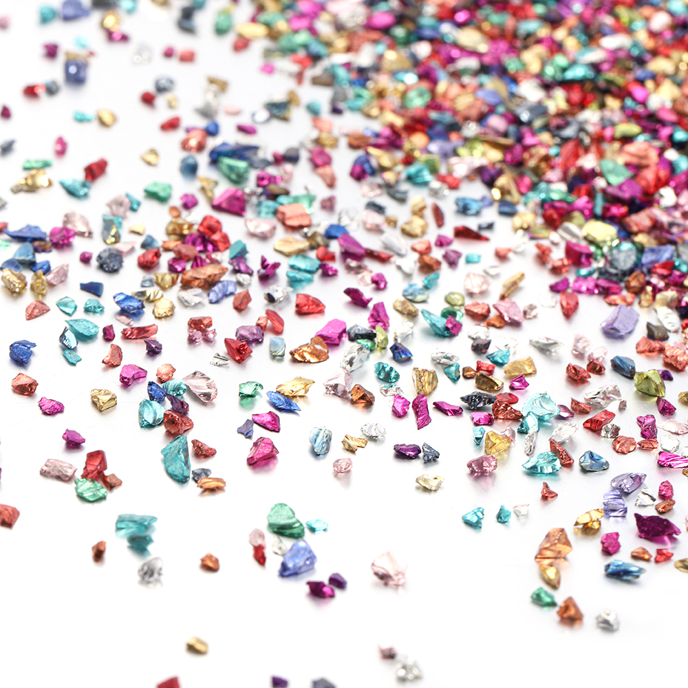 20g Crushed Glass Stones 26 Co - Nail Art Emerald incelemesi ve fiyatı
