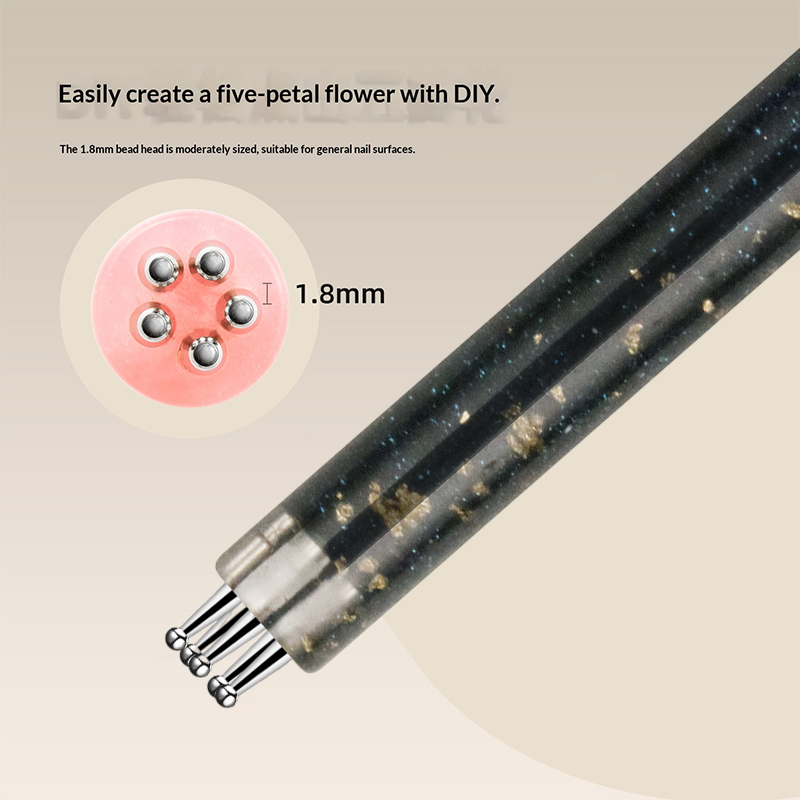 5 Petal Flower Nail Dotting Pe - Nail Art One Stroke incelemesi ve fiyatı