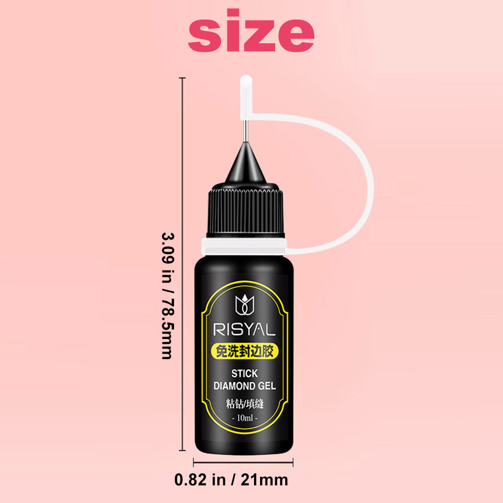 Nail Rhinestone Glue，3D Gel St - Rhinestone Nail Gem incelemesi ve fiyatı