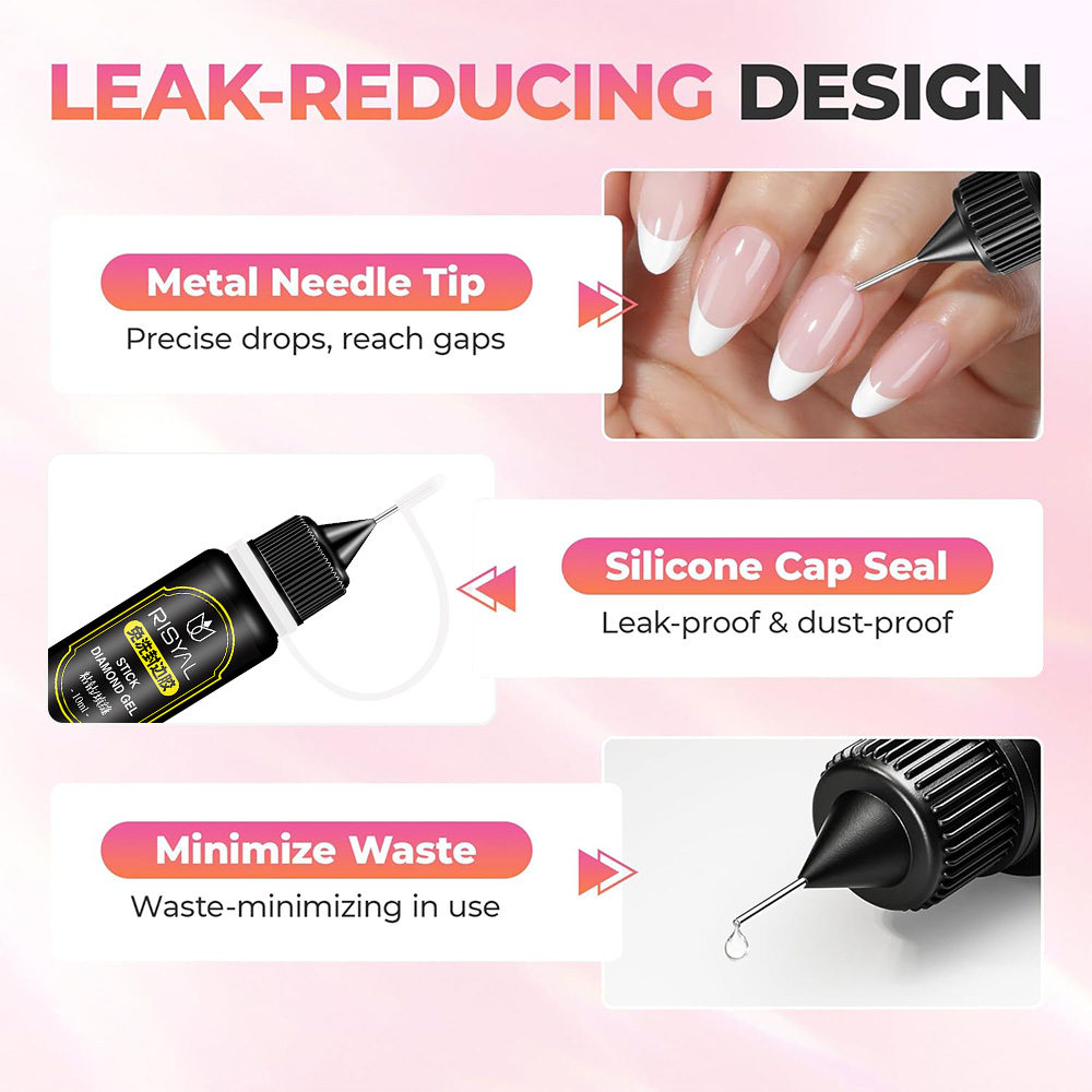 Nail Rhinestone Glue，3D Gel St - Rhinestone Nail Gem incelemesi ve fiyatı