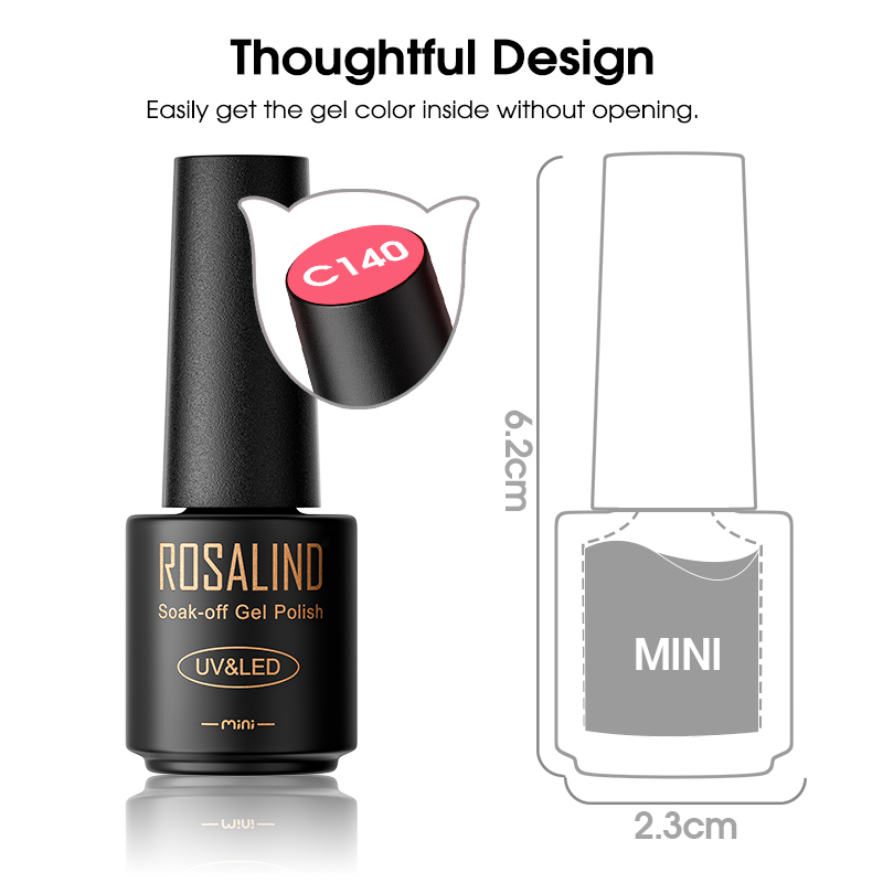 ROSALIND Multi-Colors Nail Gel - Peel Off Base Coat incelemesi ve fiyatı