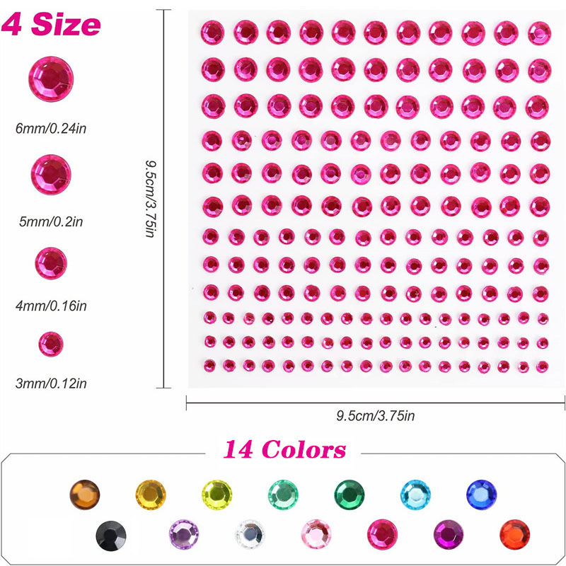 Self Adhesive Rhinestone Gem S - Rhinestone Nail Gem incelemesi ve fiyatı