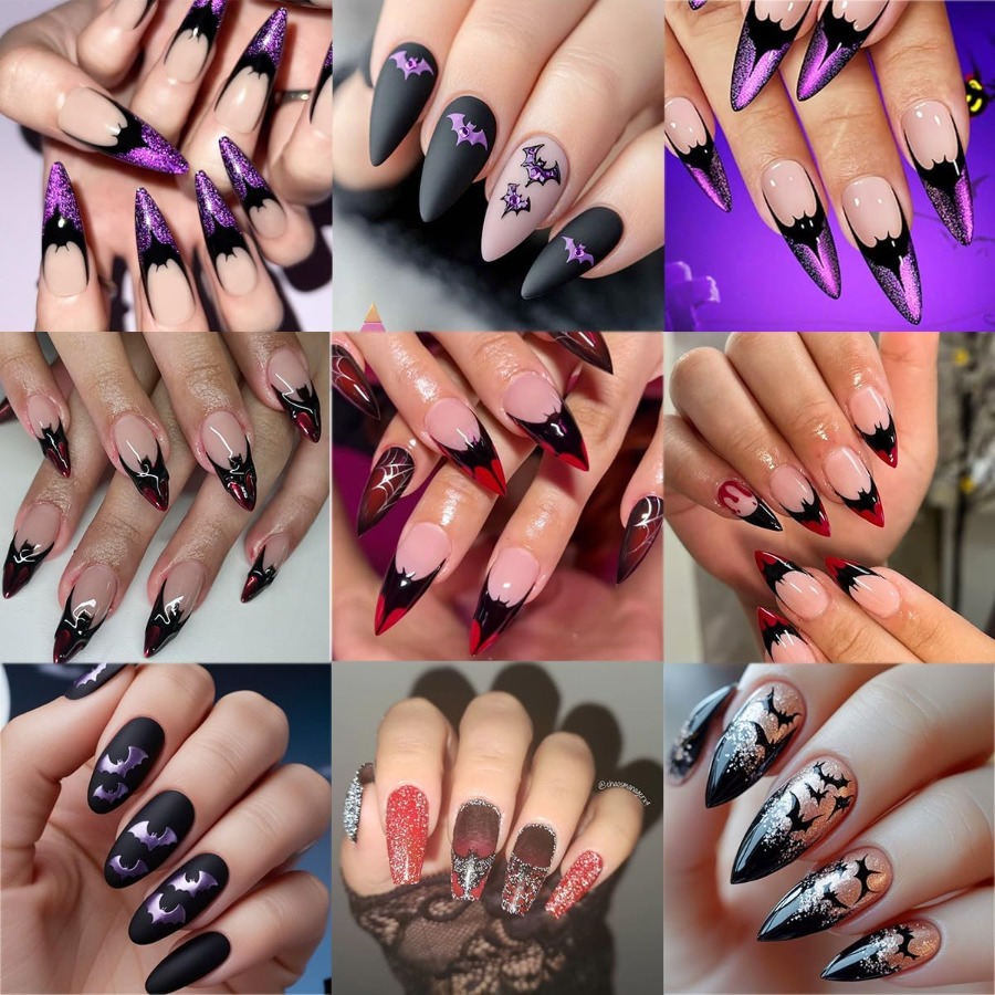 3 Sheets Halloween Nail Sticke - Nail Art Red incelemesi ve fiyatı