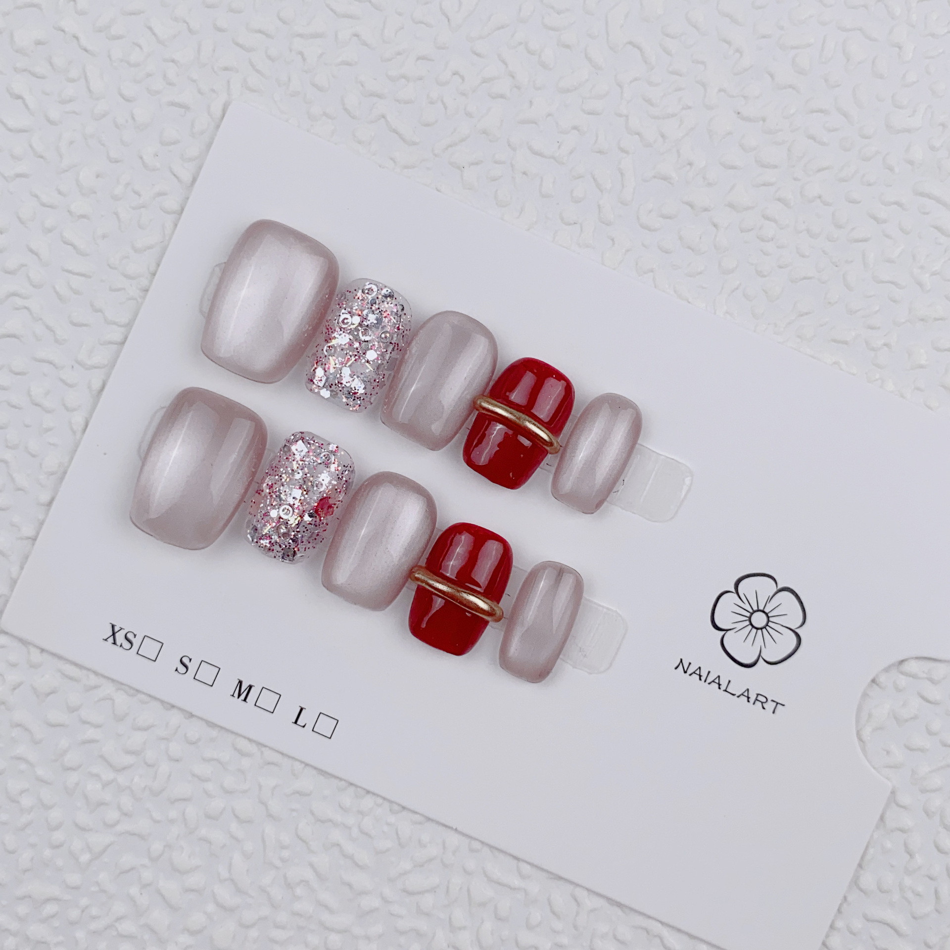 10PCS Light Luxury Short Squar - Nail Art Cat Eye Simple incelemesi ve fiyatı