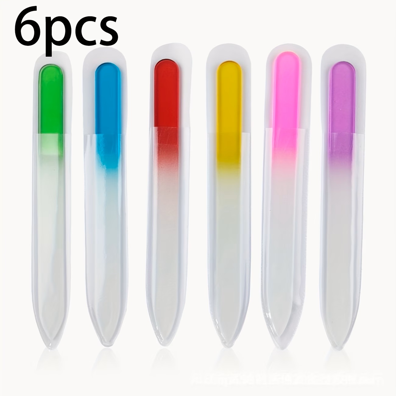 6pcs Crystal Glass Nail Files  - Nail Art Xl incelemesi ve fiyatı