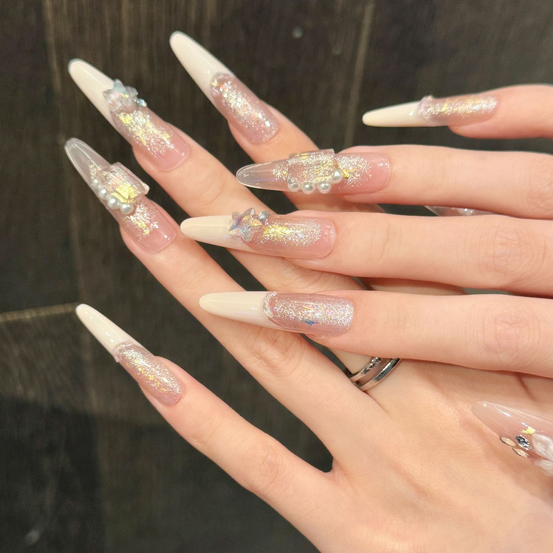 10pcs Pure Hand Pressed Stilet - Nail Art Emerald incelemesi ve fiyatı