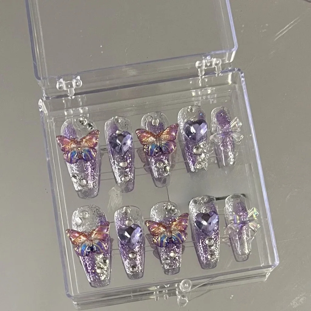 10 Pieces Purple Fantasy Butte - Nail Art Red incelemesi ve fiyatı