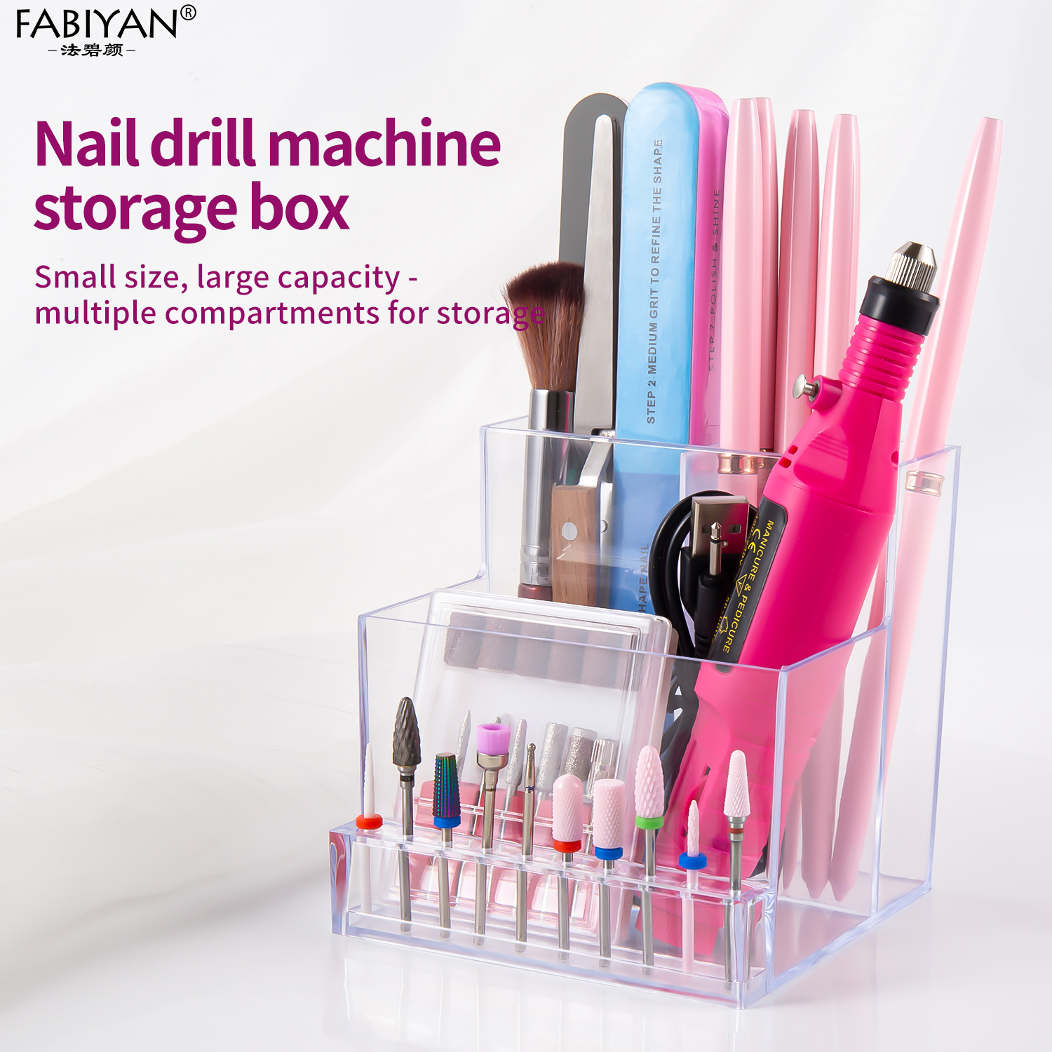 ABS Transparent Acrylic Nail T - Nail Drill Machine incelemesi ve fiyatı