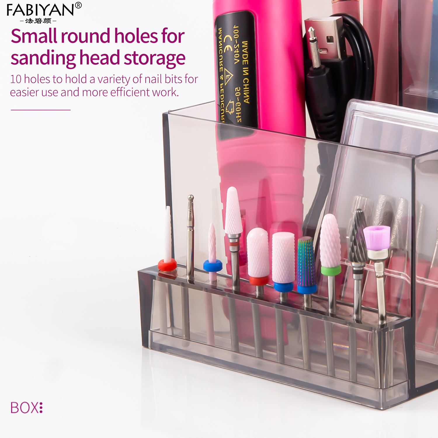 ABS Transparent Acrylic Nail T - Nail Drill Machine incelemesi ve fiyatı