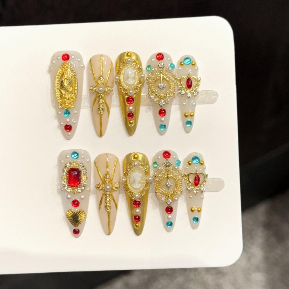 10Pcs Vintage Handmade Light L - Nail Art Vintage incelemesi ve fiyatı