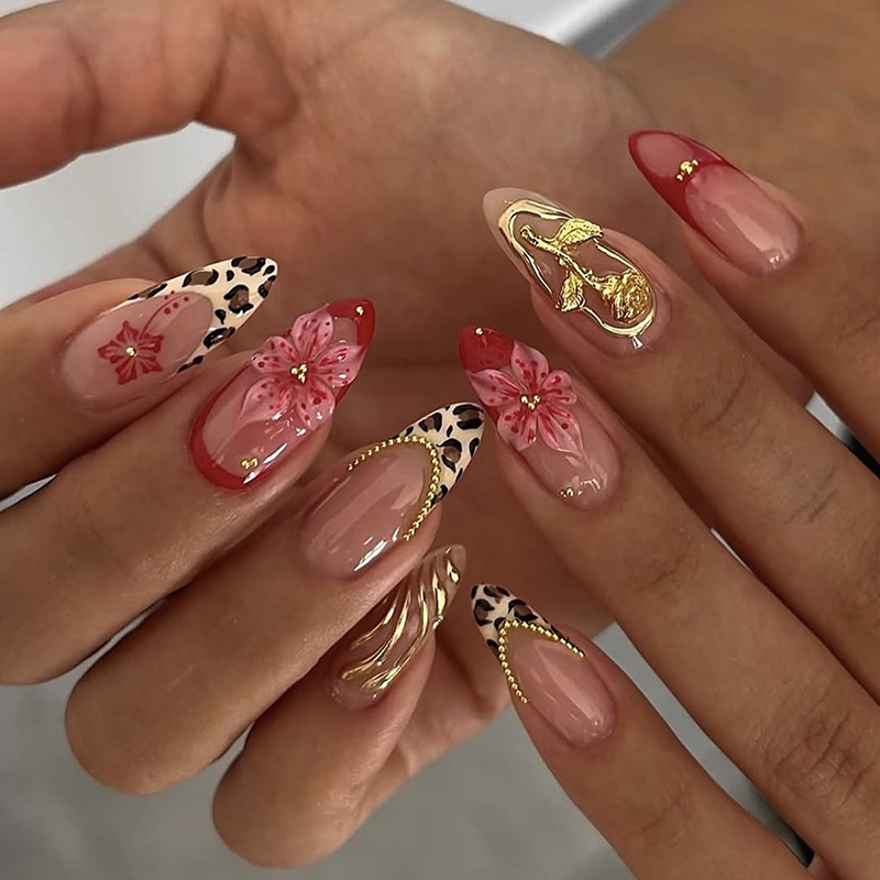 24pcs Red French Press on Nail - Nail Art Red incelemesi ve fiyatı