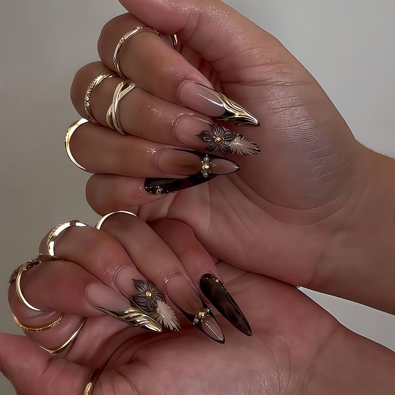 24pcs Red French Press on Nail - Nail Art Red incelemesi ve fiyatı